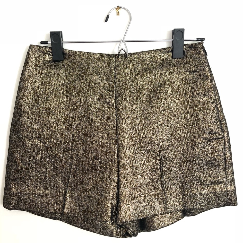 Diane von Furstenberg Gold Shorts